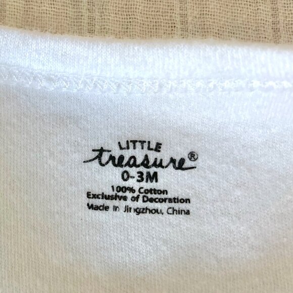 Baby Girl Snowflake Outfit 0-3M - Winter/Holiday/Christmas - Picture 6 of 9